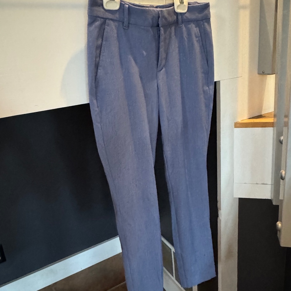 Gap Signature Skinny Ankle Blue Dress Pant